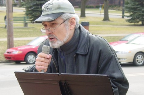 Randy Shannon at Peace Rally