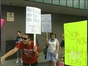 Protest Daycare Cuts in Belleview