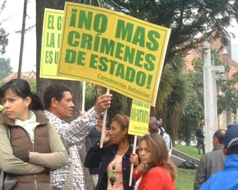 "No more state sponsored crime!"