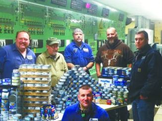 LU 272 members at Bruce Mansfield donated $6,400 in cash and 302 pounds of food (45,000 meals) to the Salvation Army in 2013 Harvest for Hunger campaign.